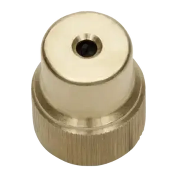 Holle conische mond, messing, 2,5 mm