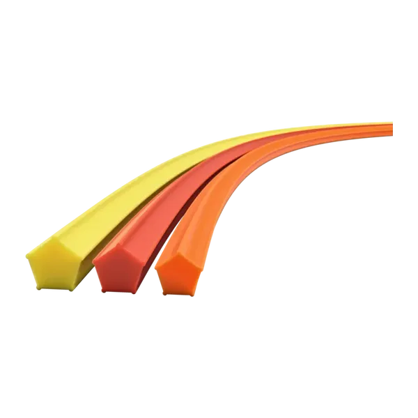 Vijfhoekige maaidraad, Ø 2,7 mm x 215 mm rood