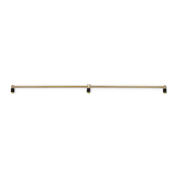 Brede spuitstang, messing, 100 cm
