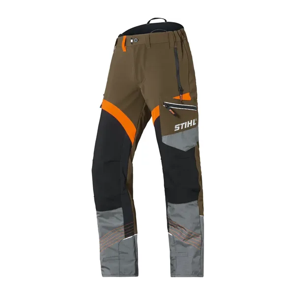 Klimbroek, zonder snijbescherming, ADVANCE X-CLIMB, maat XL, turf