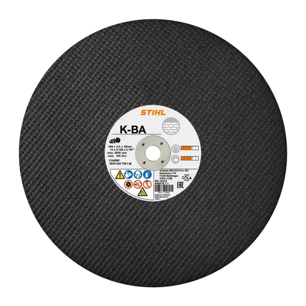 Disque à découper en résine synthétique, Ø 400 mm, pierre, K-BA