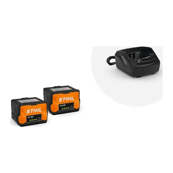 Starter set, avec 2x batterie AK 20 et 1x chargeur AL 101