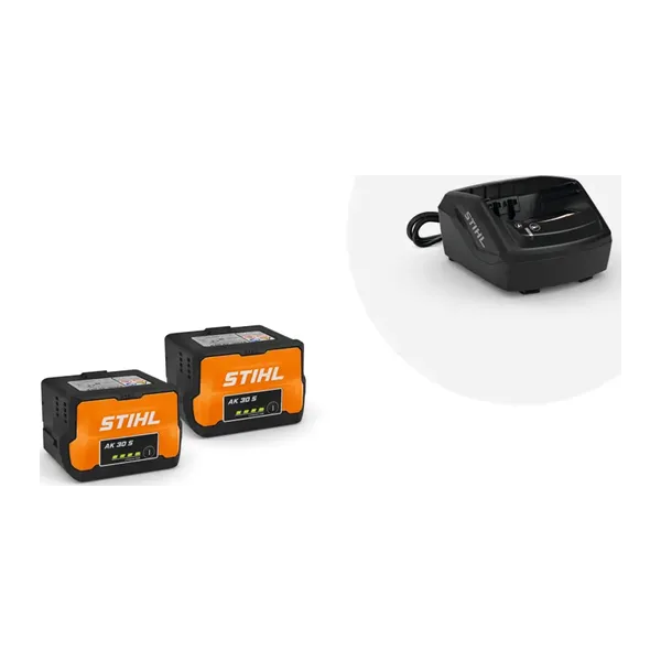 Starter set, avec 2x batterie AK 30 S et 1x chargeur AL 101